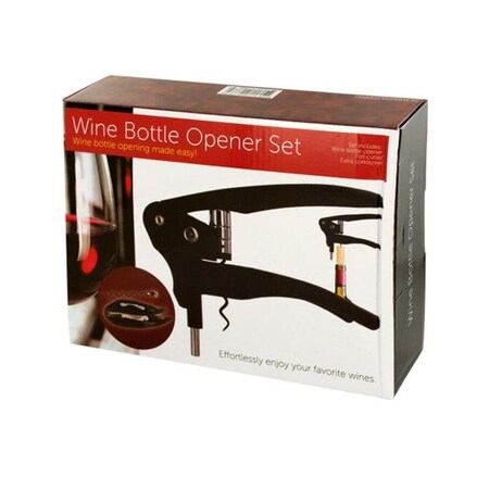 Bulk Buys OL368-1 Wine Bottle Opener Set